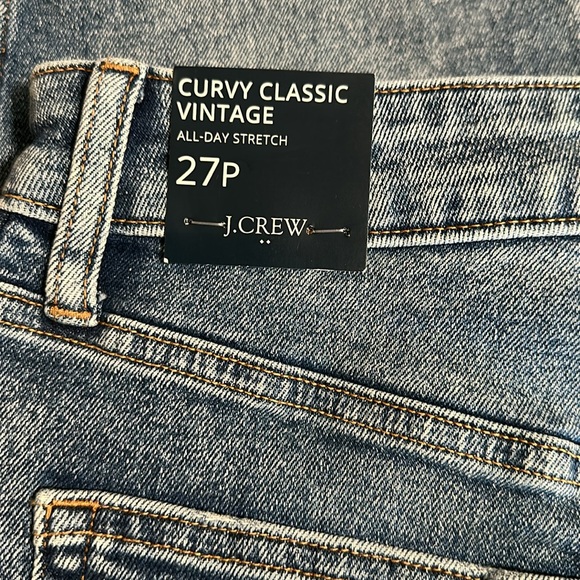 J.Crew Curvy Classic Vintage Jean in All-Day Stretch - Picture 5 of 6
